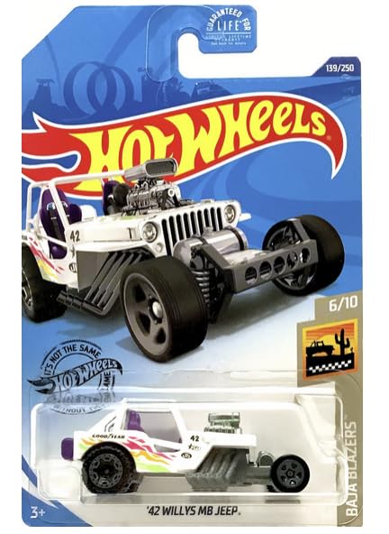 Amazon.com: Hot Wheels '41 Willys MB Jeep, Baja Blazers 6/10